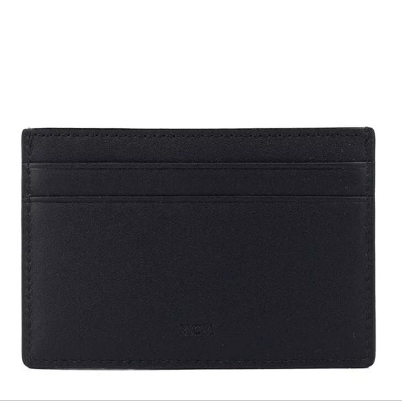 NIB MCM Blue & Red Checkered Unisex Card Holder NWT - Picture 4 of 6